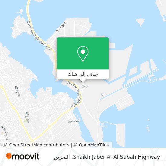 خريطة Shaikh Jaber A. Al Subah Highway