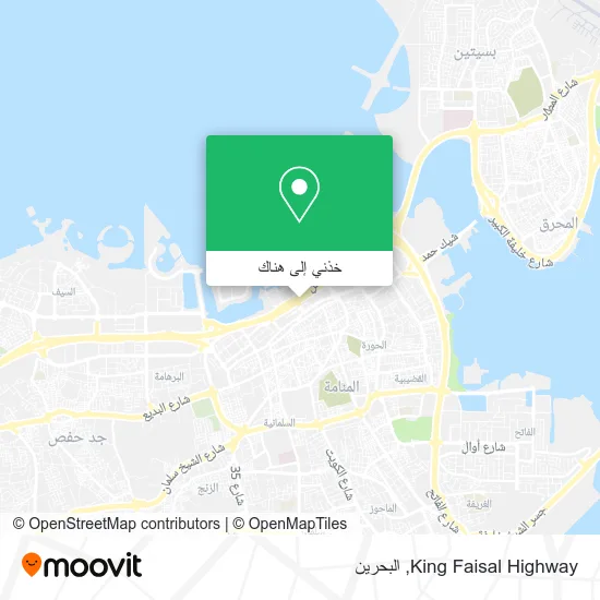 خريطة King Faisal Highway