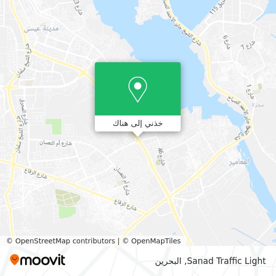 خريطة Sanad Traffic Light