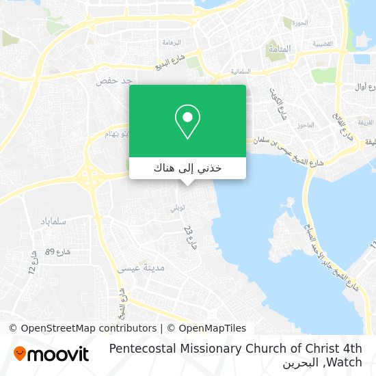 خريطة Pentecostal Missionary Church of Christ 4th Watch