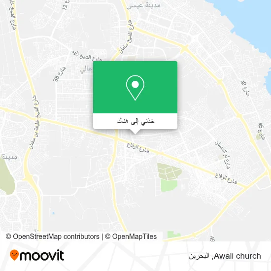 خريطة Awali church