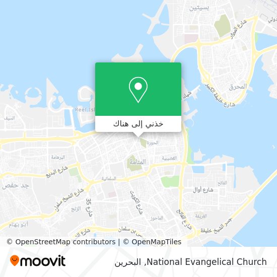 خريطة National Evangelical Church