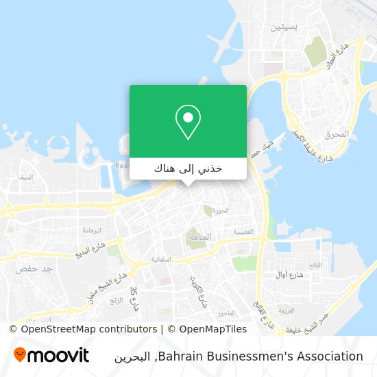 خريطة Bahrain Businessmen's Association