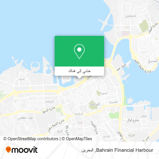 خريطة Bahrain Financial Harbour