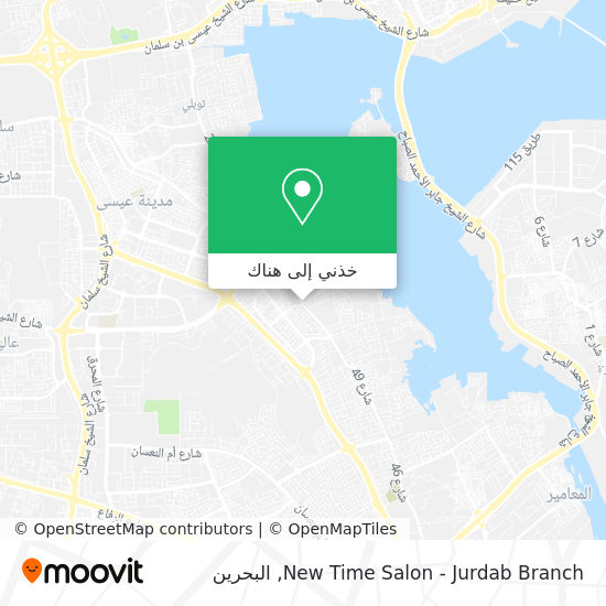 خريطة New Time Salon - Jurdab Branch