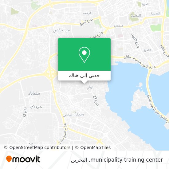 خريطة municipality training center