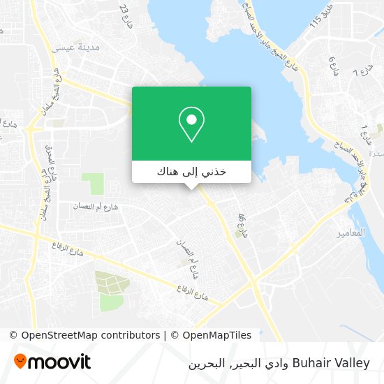 خريطة Buhair Valley وادي البحير