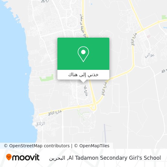 خريطة Al Tadamon Secondary Girl's School