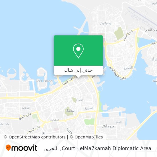 خريطة Court - elMa7kamah Diplomatic Area