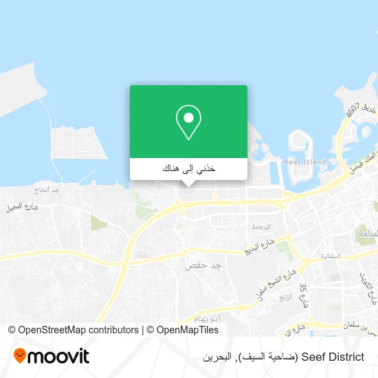 خريطة Seef District (ضاحية السيف)