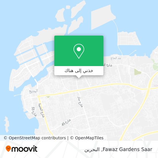 خريطة Fawaz Gardens Saar