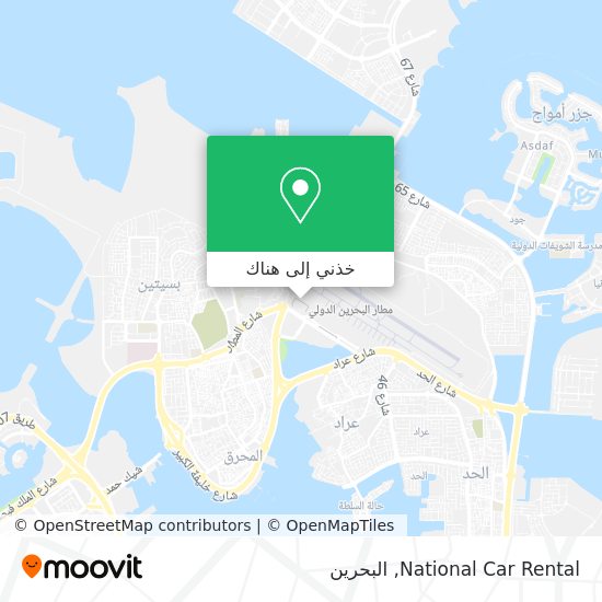 خريطة National Car Rental