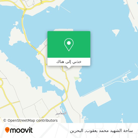 خريطة ساحة الشهيد محمد يعقوب