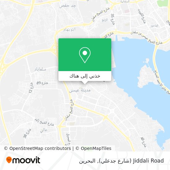 خريطة Jiddali Road (شارع جدعلي)