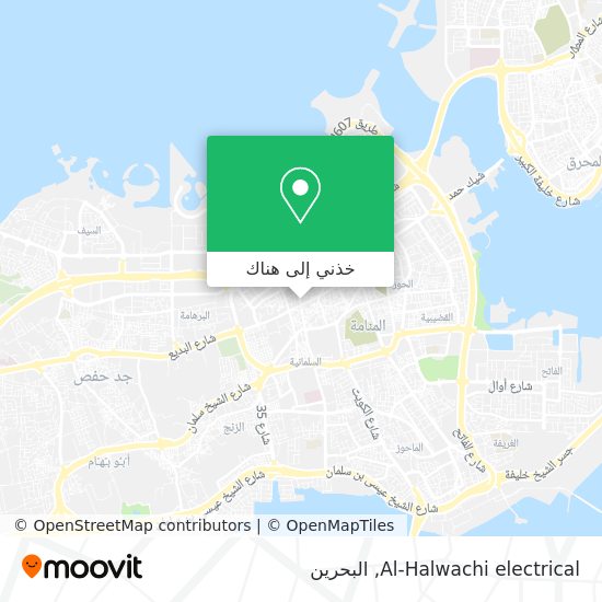 خريطة Al-Halwachi electrical