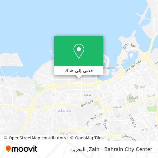 خريطة Zain - Bahrain City Center