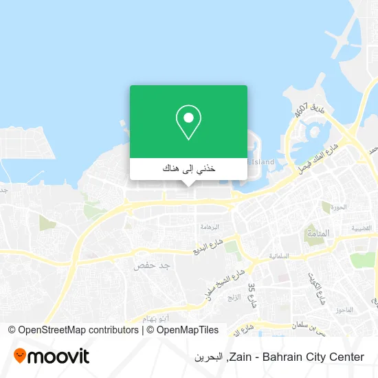 خريطة Zain - Bahrain City Center