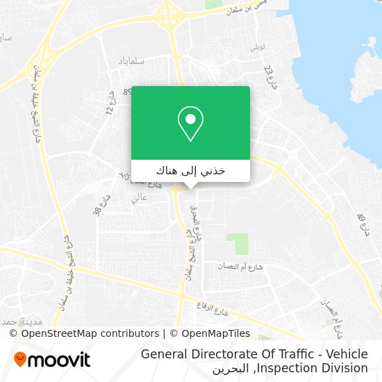 خريطة General Directorate Of Traffic - Vehicle Inspection Division