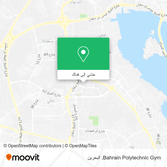 خريطة Bahrain Polytechnic Gym