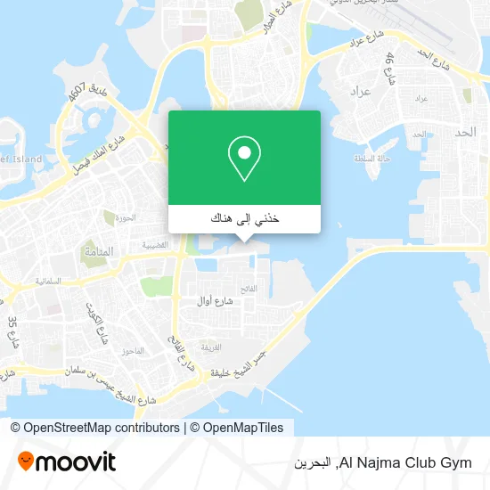 خريطة Al Najma Club Gym