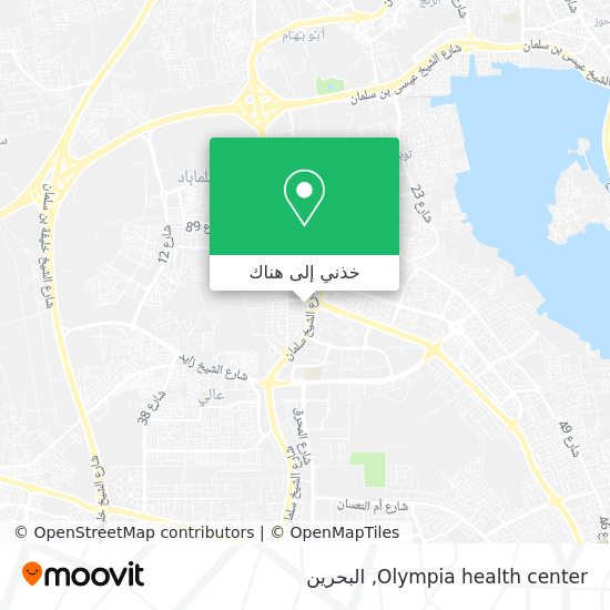 خريطة Olympia health center