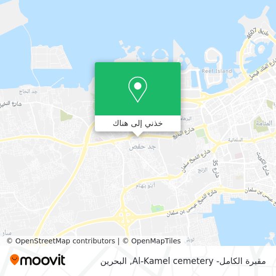 خريطة مقبرة الكامل- Al-Kamel cemetery