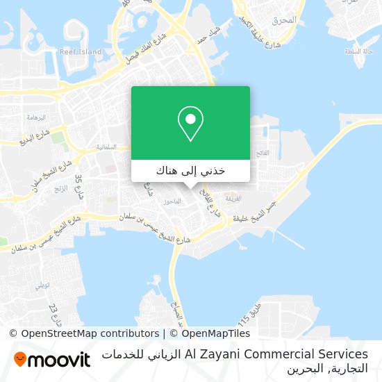 خريطة Al Zayani Commercial Services الزياني للخدمات التجارية
