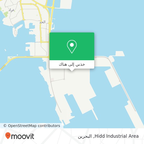 خريطة Hidd Industrial Area