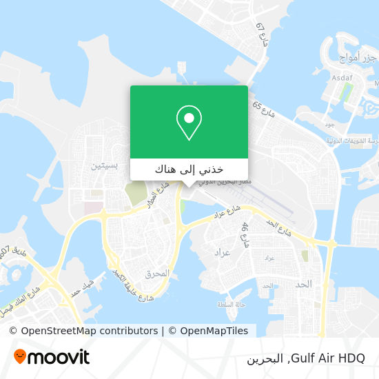 خريطة Gulf Air HDQ