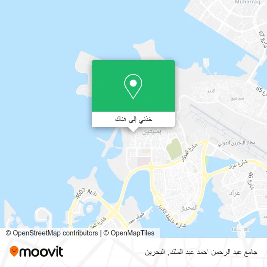 خريطة جامع عبد الرحمن احمد عبد الملك