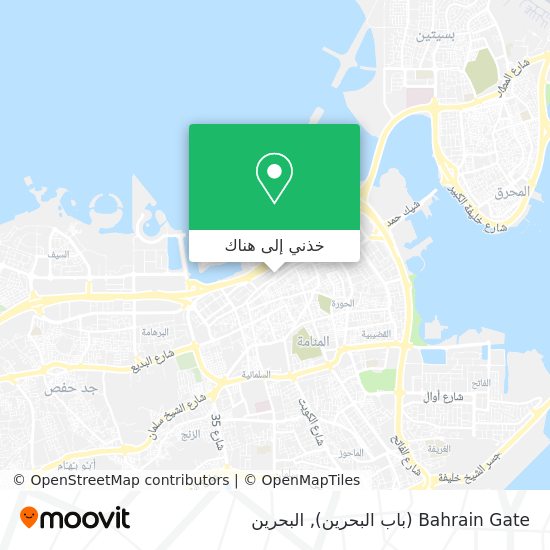 خريطة Bahrain Gate (باب البحرين)