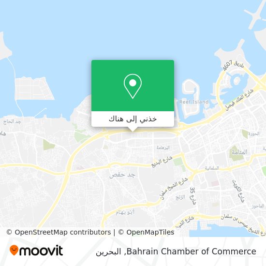 خريطة Bahrain Chamber of Commerce