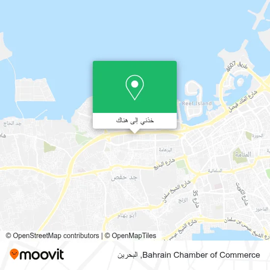 خريطة Bahrain Chamber of Commerce