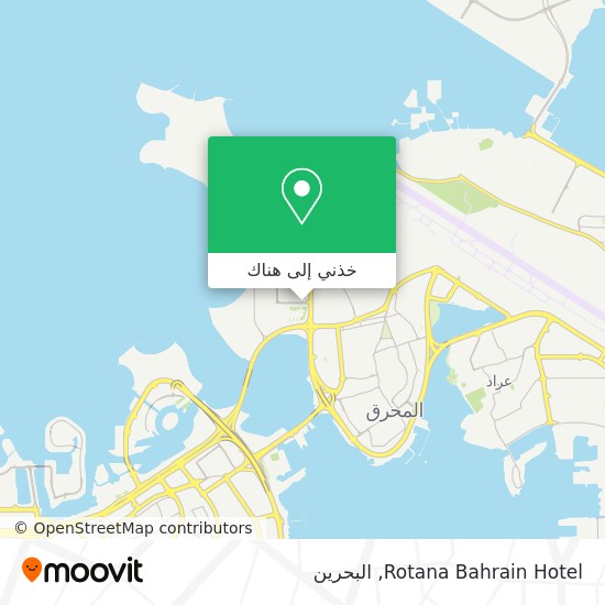 خريطة Rotana Bahrain Hotel