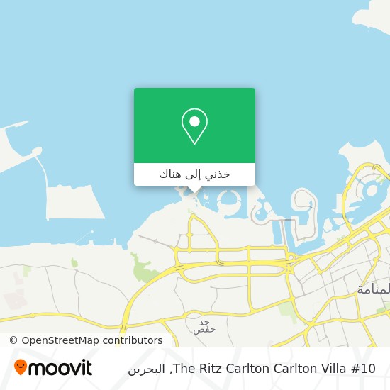 خريطة The Ritz Carlton Carlton Villa #10