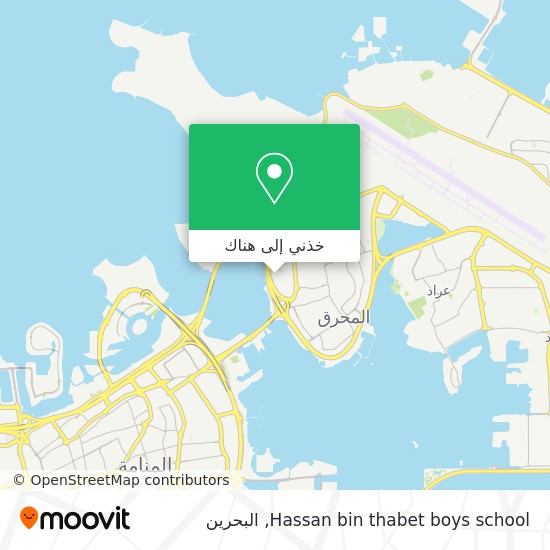 خريطة Hassan bin thabet boys school