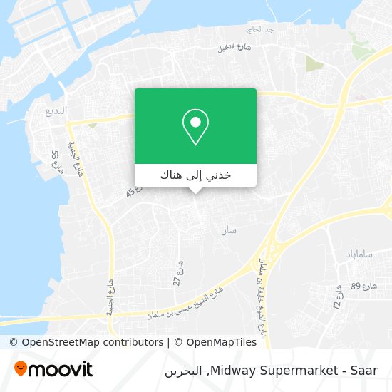 خريطة Midway Supermarket - Saar