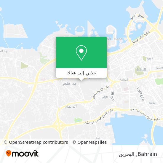 خريطة Bahrain