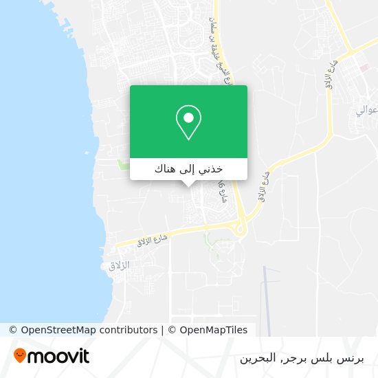 خريطة برنس بلس برجر