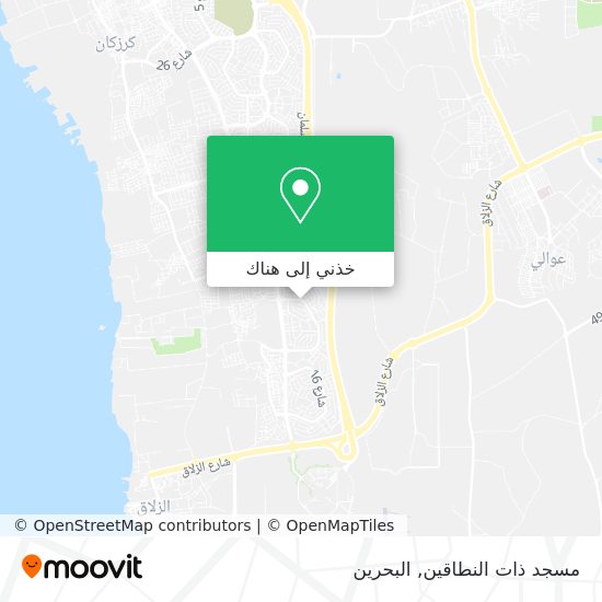 خريطة مسجد ذات النطاقين