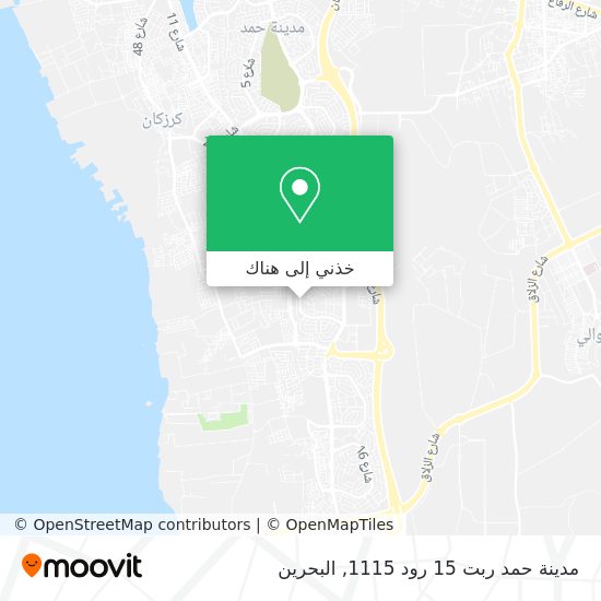 خريطة مدينة حمد ربت 15 رود 1115