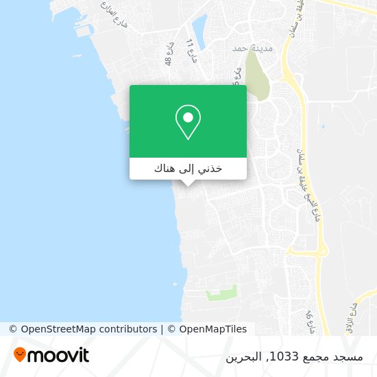 خريطة مسجد مجمع 1033