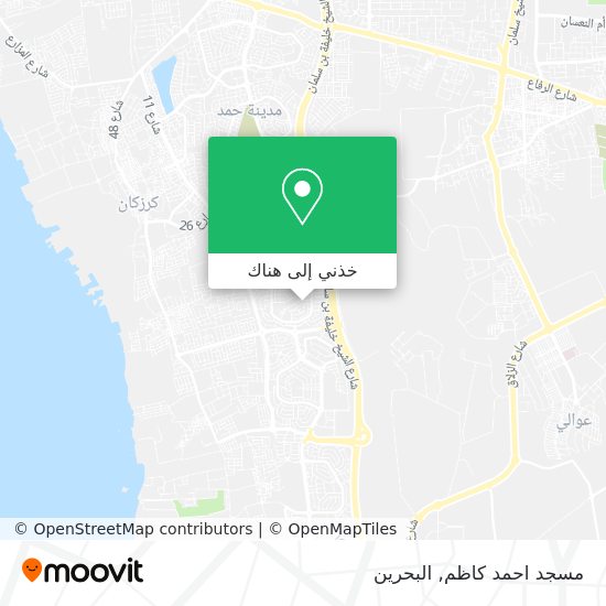 خريطة مسجد احمد كاظم