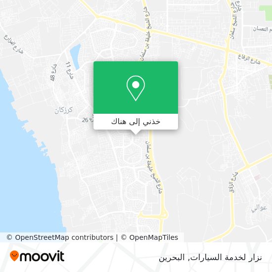 خريطة نزار لخدمة السيارات