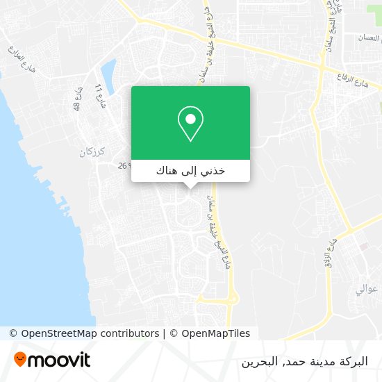 خريطة البركة مدينة حمد