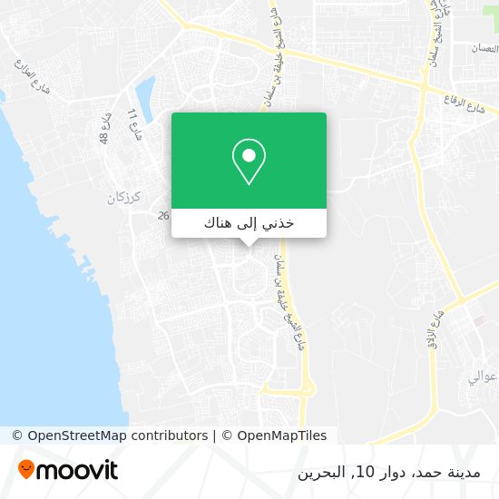 خريطة مدينة حمد، دوار 10