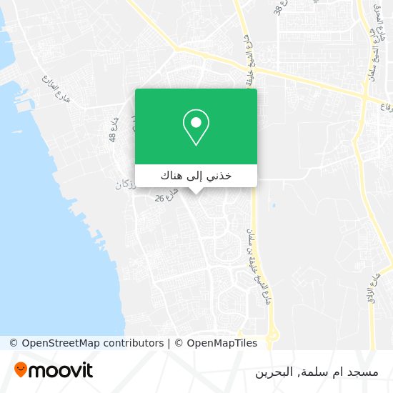 خريطة مسجد ام سلمة