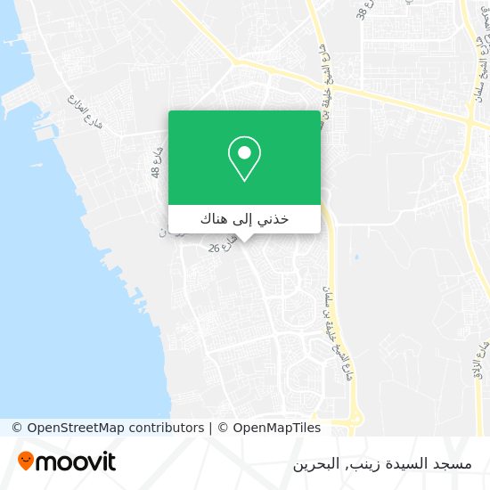 خريطة مسجد السيدة زينب