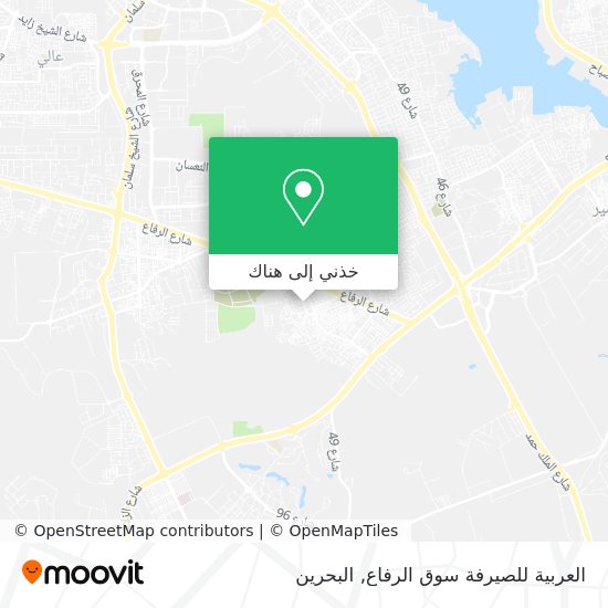 خريطة العربية للصيرفة سوق الرفاع