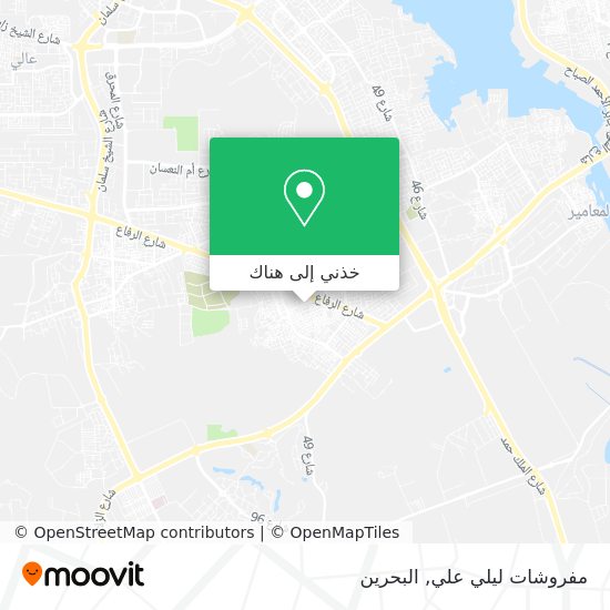 خريطة مفروشات ليلي علي